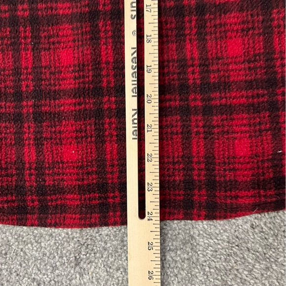 Woolrich vest womens medium red black casual outdoor gorpcore flannel winter - Picture 10 of 10